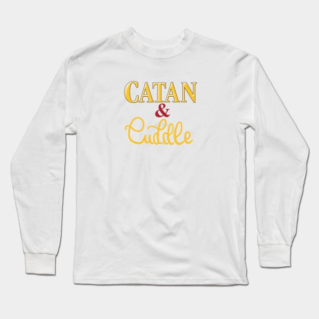 Catan and Cuddle Long Sleeve T-Shirt by Roommates